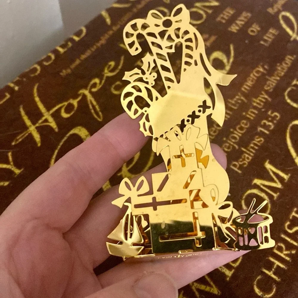 Vintage Danbury Mint Christmas Stocking Ornament